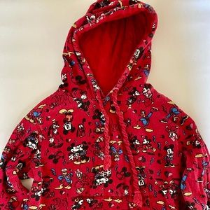 Red Multi-Character Junior Disney Hoodie